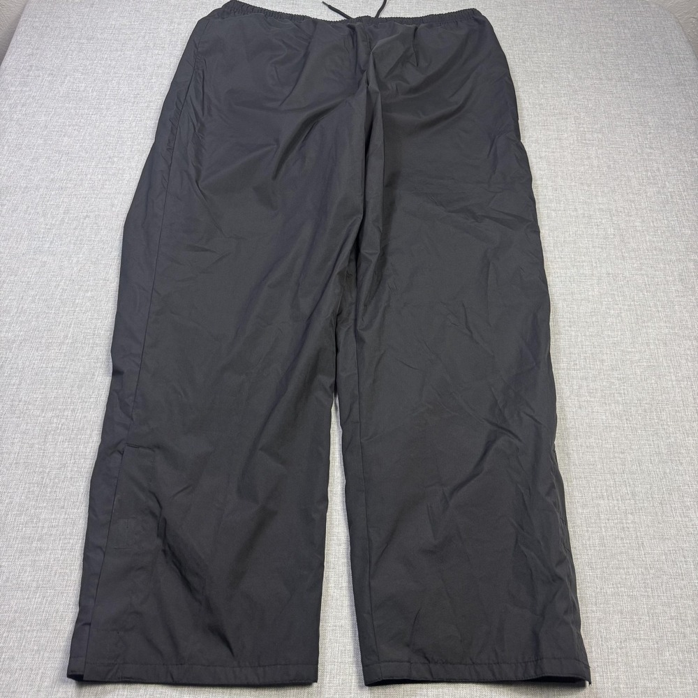 PING Golf Rain Pants Mens 2XL Black Lined Adjustable Waist Drawstring 32 Inseam